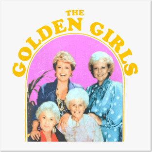 THE GOLDEN GIRLS - Classic TV Comedy Retro 80s 90s Nostalgia Fan Art Posters and Art