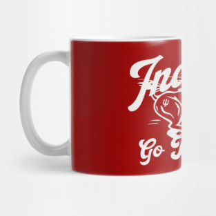 Indiana Bison Running Cream Mug