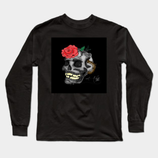 Gothic Skull Long Sleeve T-Shirt