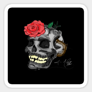 Gothic Skull Sticker