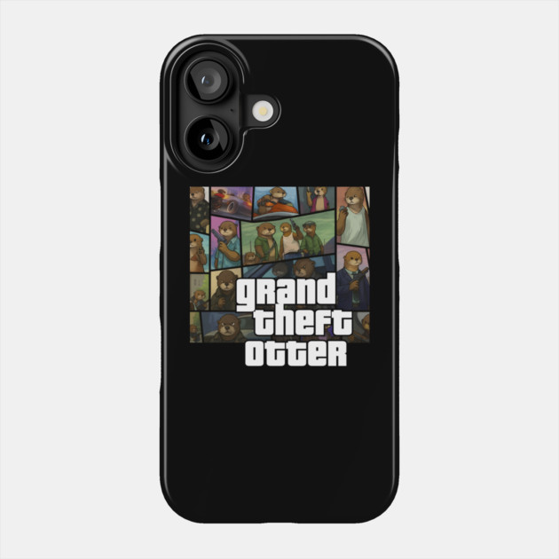 GT Otter Phone Case by Low Life Shirts