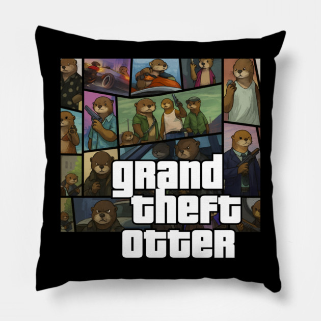 GT Otter Pillow by Low Life Shirts