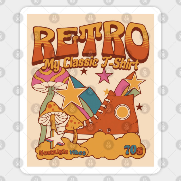 Classic, Retro, Nostalgia Vibes, 70s Sticker by Megadorim