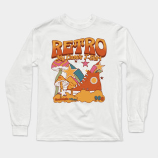 Classic, Retro, Nostalgia Vibes, 90s Long Sleeve T-Shirt