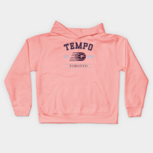 Toronto Tempo WNBA Vintage Varsity Style Logo Kids Hoodie