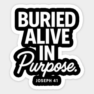 Buried Alive In Purpose Joseph 41 Christian Gift Magnet