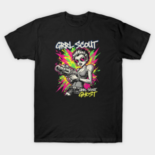 GRRL Scout Ghost – Jim Mahfood Comic Art Tee T-Shirt