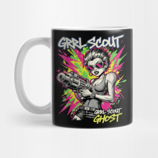 GRRL Scout Ghost – Jim Mahfood Comic Art Tee Mug