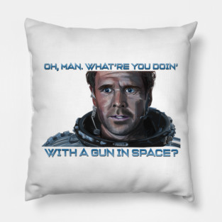 Armageddon: What're You Doin' With a Gun in Space? Pillow