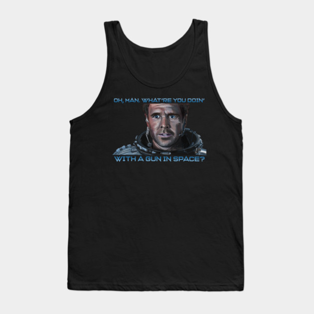 Armageddon: What're You Doin' With a Gun in Space? Tank Top by 51Deesigns