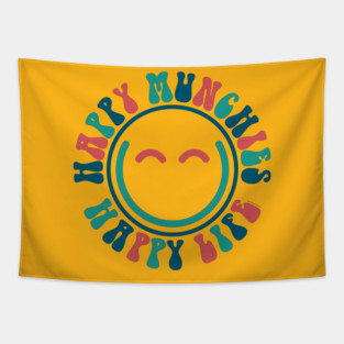 Happy Munchies Tapestry
