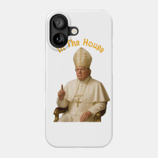 Trump as Pope Novelty Image from Truth Social Phone Case