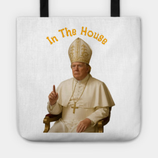 Trump as Pope Novelty Image from Truth Social Tote