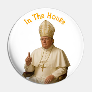Trump as Pope Novelty Image from Truth Social Pin