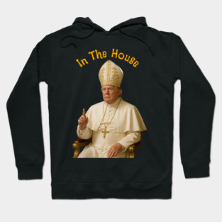 Trump as Pope Novelty Image from Truth Social Hoodie