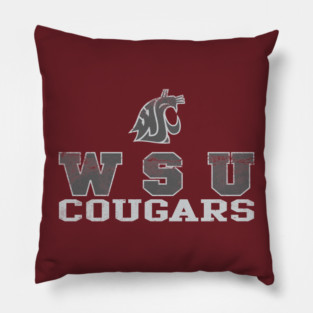 Washington State University WSU Cougars Pillow