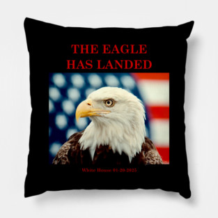 The Eagle Has Landed Inauguration Commemorative Pillow