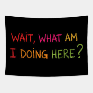 Wait, What Am I Doing Here? Tapestry