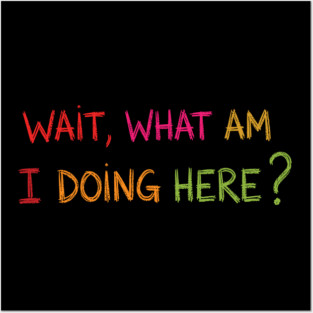 Wait, What Am I Doing Here? Posters and Art