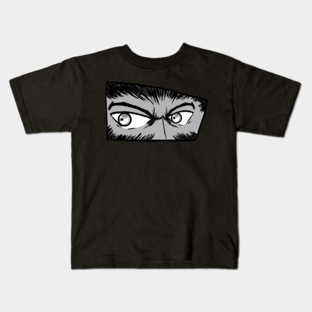 LOOKING AT YOU Kids T-Shirt by droidmonkey