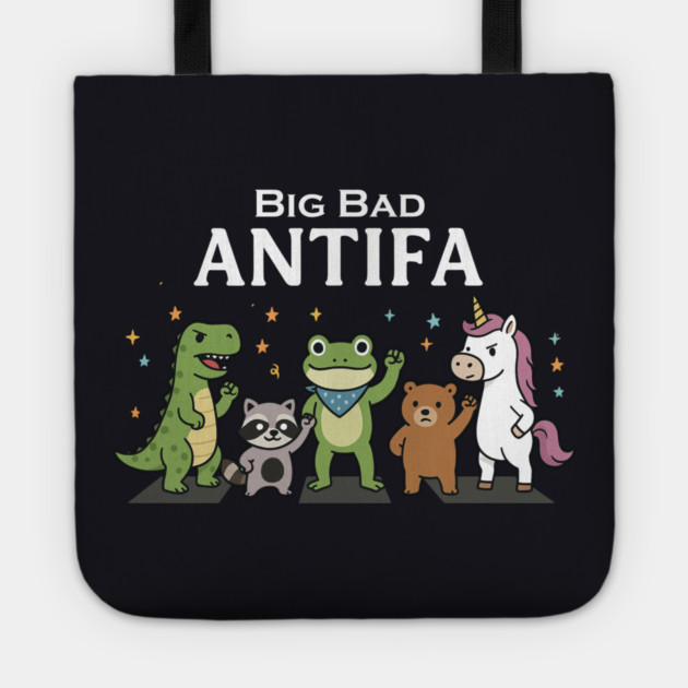 Big Bad ANTIFA Tote by Charles's Store 8