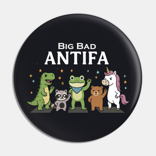 Big Bad ANTIFA Pin by Charles's Store 8