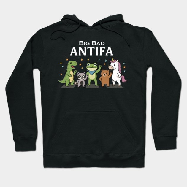 Big Bad ANTIFA Hoodie by Charles's Store 8