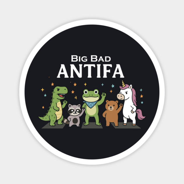 Big Bad ANTIFA Magnet by Charles's Store 8