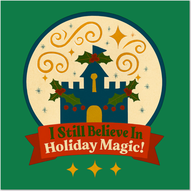 I Still Believe in Holiday Magic Snowglobe Wall Art by Disney For Seniors