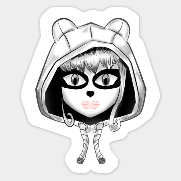 PANDA GIRL Magnet by droidmonkey