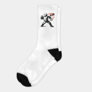 Sandwich – Guy – Throwing – Resist – Sandwich – Free – DC – Revolution Socks