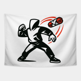 Sandwich – Guy – Throwing – Resist – Sandwich – Free – DC – Revolution Tapestry