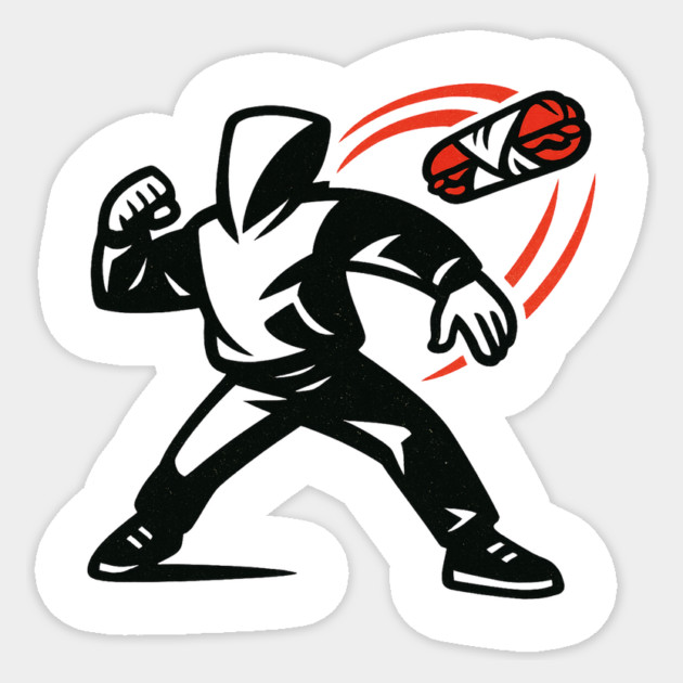Sandwich – Guy – Throwing – Resist – Sandwich – Free – DC – Revolution Sticker by ArtistTee ⭐⭐⭐⭐⭐