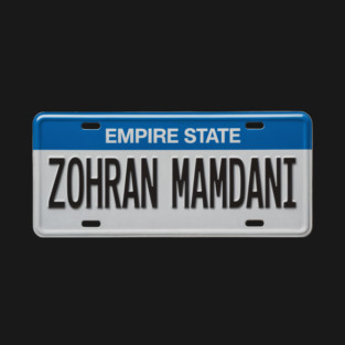 New York State License Plate - Zohran Mamdani T-Shirt