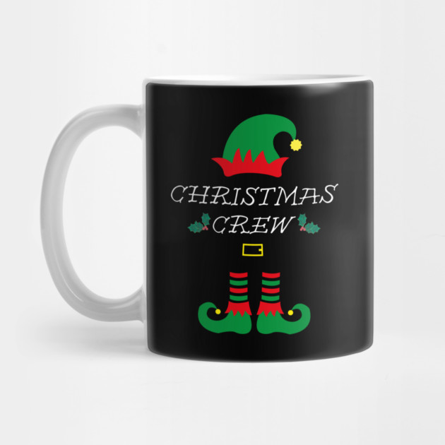 Christmas Crew Elf Hat and Shoes by Creatifly Graphic Tees