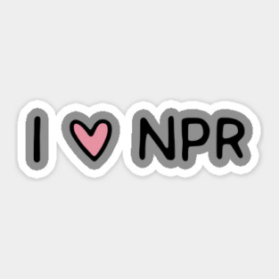 NPR Public Radio Sticker