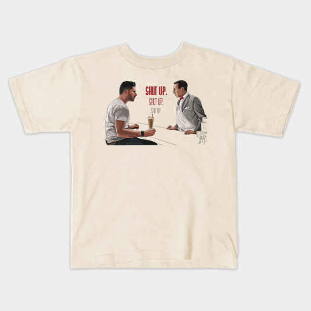 Pee-Wee's Big Holiday: Shut Up Kids T-Shirt by 51Deesigns