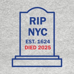 RIP NYC 1624-2025 T-Shirt