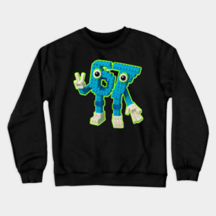 67 Meme Character Crewneck Sweatshirt