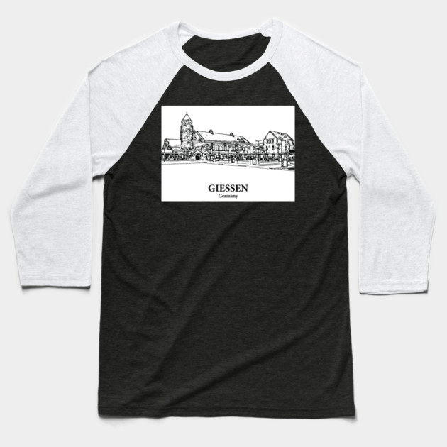 Giessen - Germany Baseball T-Shirt by Lakeric