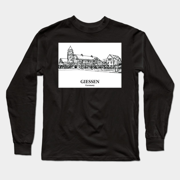 Giessen - Germany Long Sleeve T-Shirt by Lakeric