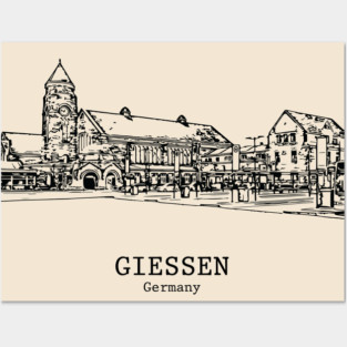 Giessen - Germany Posters and Art