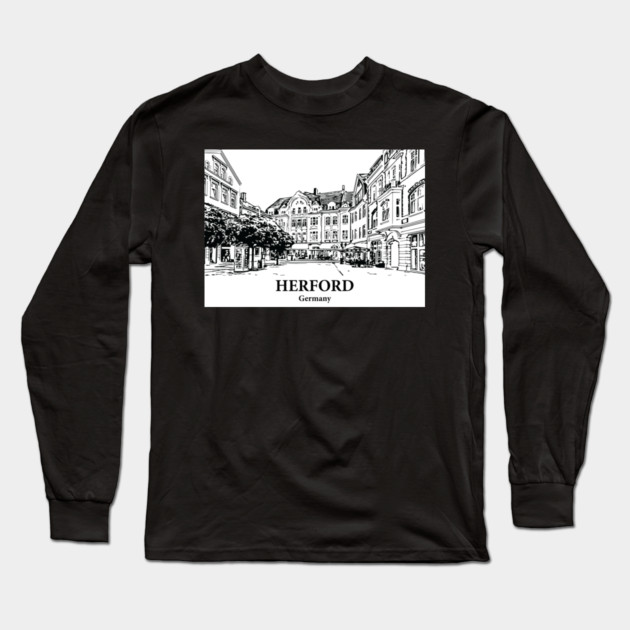 Herford - Germany Long Sleeve T-Shirt by Lakeric