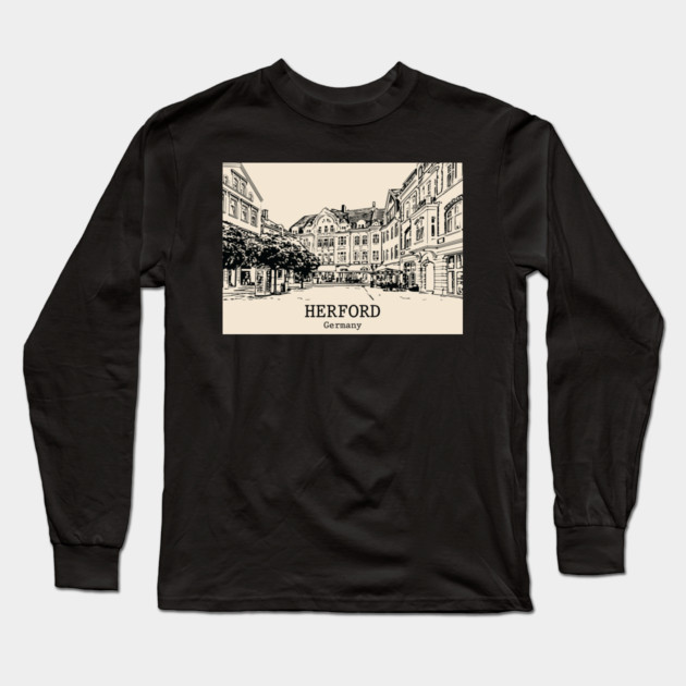 Herford - Germany Long Sleeve T-Shirt by Lakeric