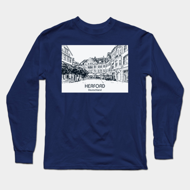 Herford - Deutschland Long Sleeve T-Shirt by Lakeric