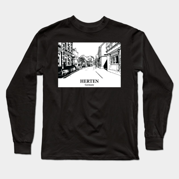 Herten - Germany Long Sleeve T-Shirt by Lakeric