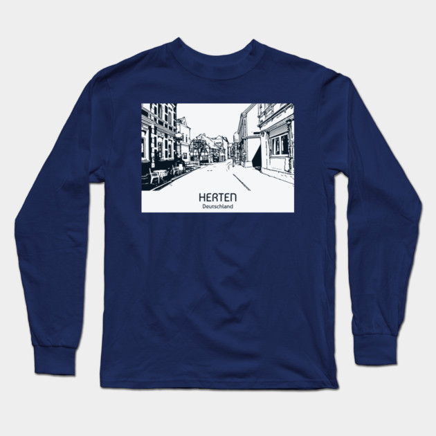 Herten - Deutschland Long Sleeve T-Shirt by Lakeric
