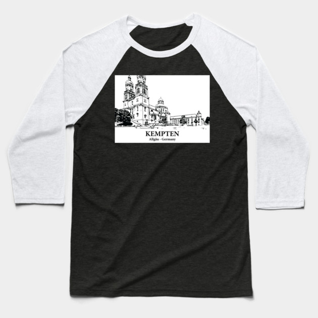 Kempten - Germany Baseball T-Shirt by Lakeric