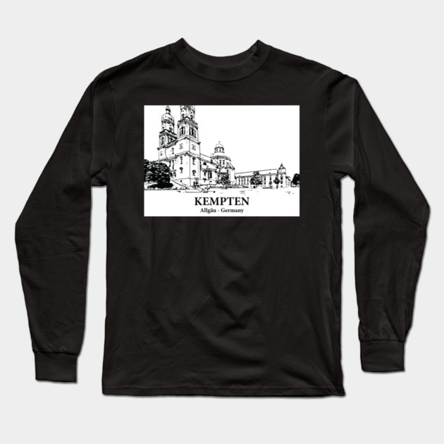 Kempten - Germany Long Sleeve T-Shirt by Lakeric