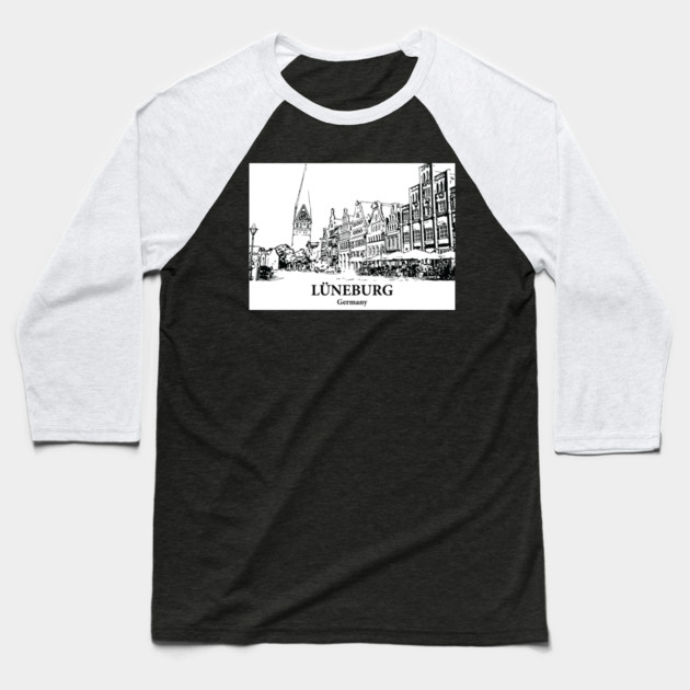 Lueneburg - Germany Baseball T-Shirt by Lakeric